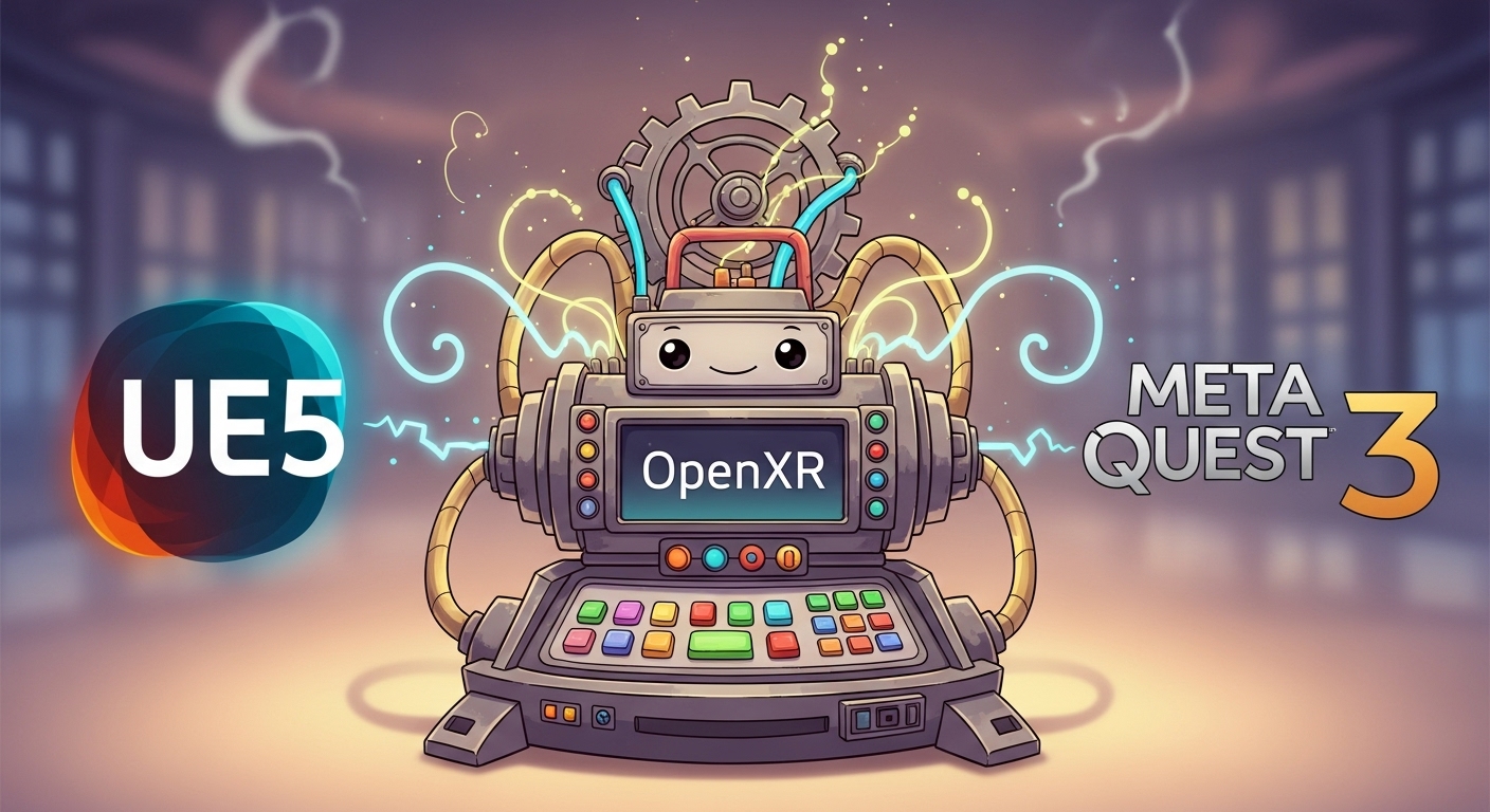 UE5とあなたのメタクエスト3のような様々なVRゴーグルを繋ぐため